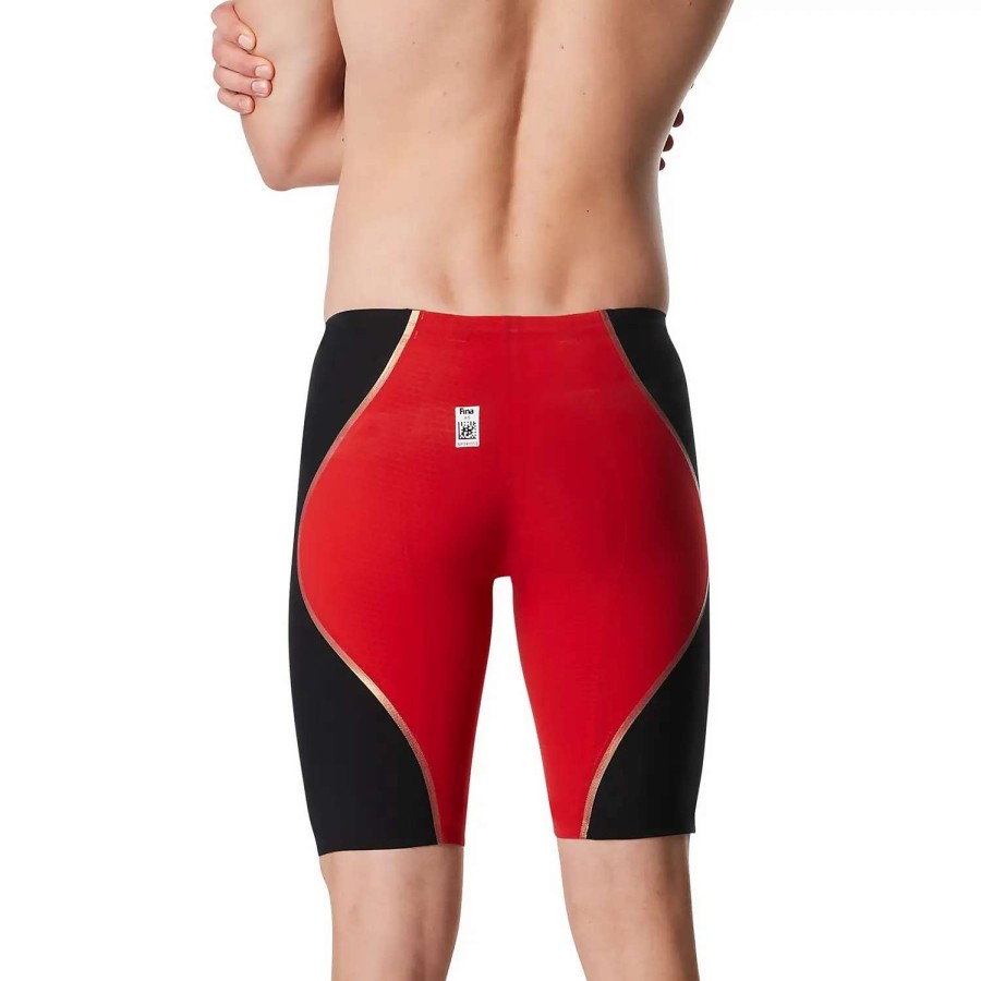 Womens * | Speedo Fastskin Lzr High Waisted Intent Jammer Fiery Red