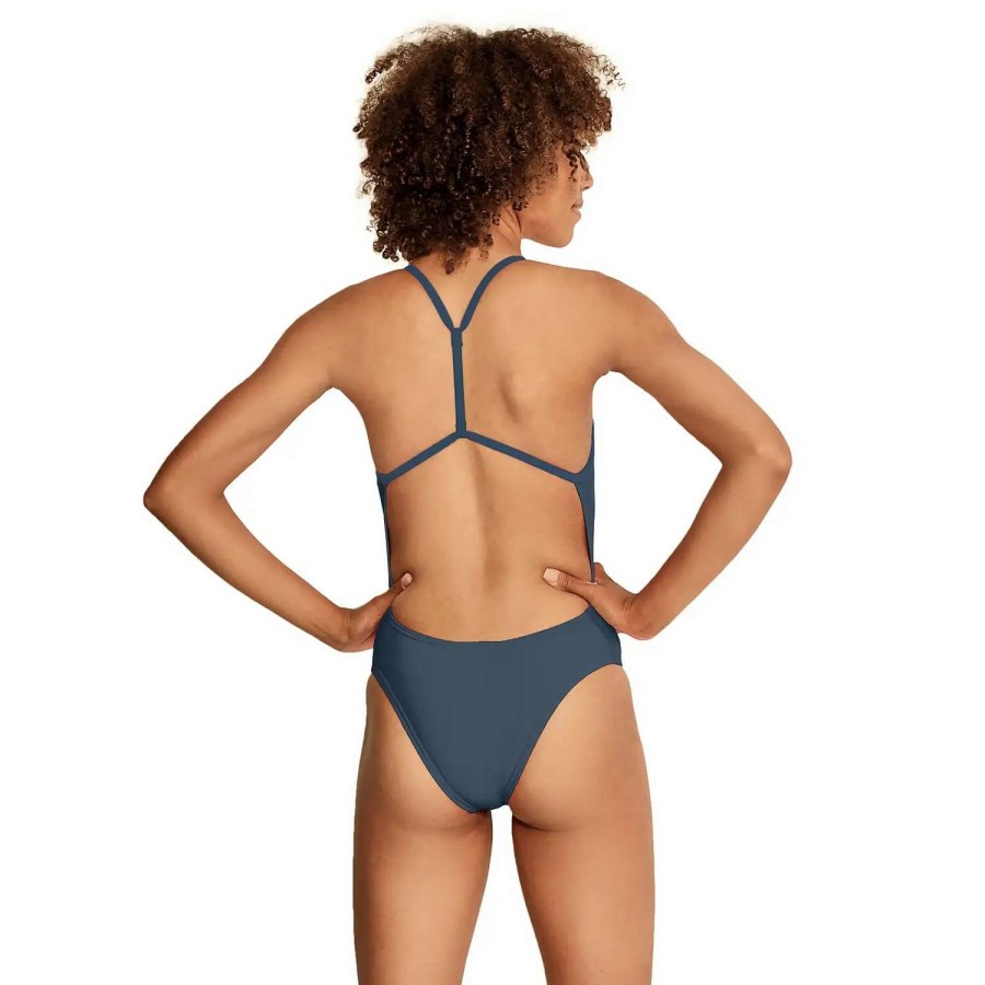 Womens * | Speedo Radiating Splice One Piece Moonlit Ocean Blue