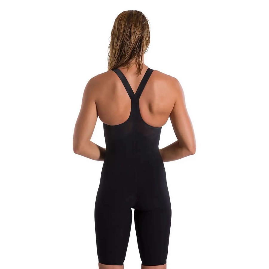 Womens * | Speedo Fastskin Lzr Pure Valor Closed Back Kneeskin Black