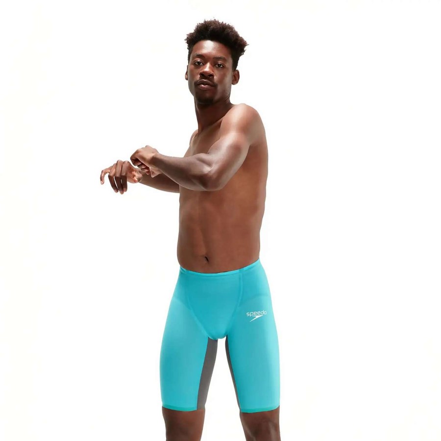 Mens * | Speedo Fastskin Lzr Pure Valor High Waist Jammer Aquabeam