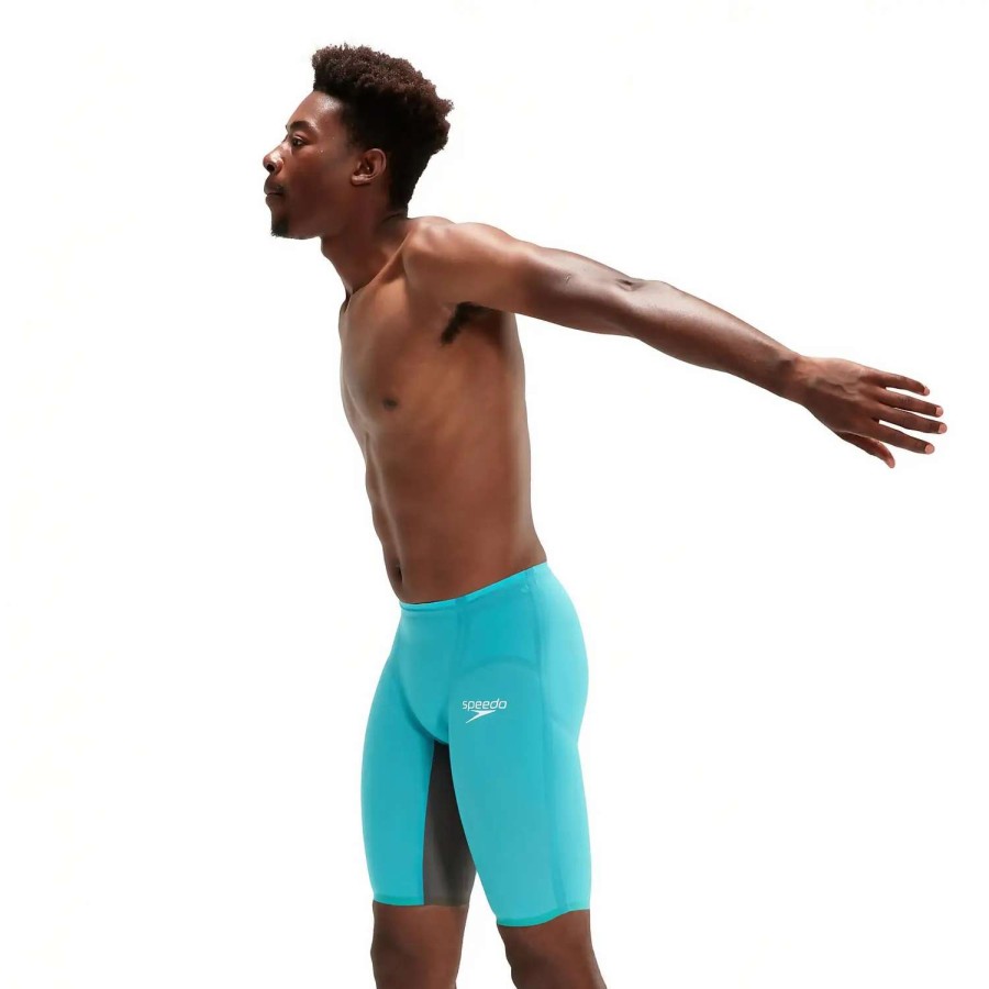 Mens * | Speedo Fastskin Lzr Pure Valor High Waist Jammer Aquabeam