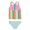 Kids * | Speedo Printed Racerback Tankini Set