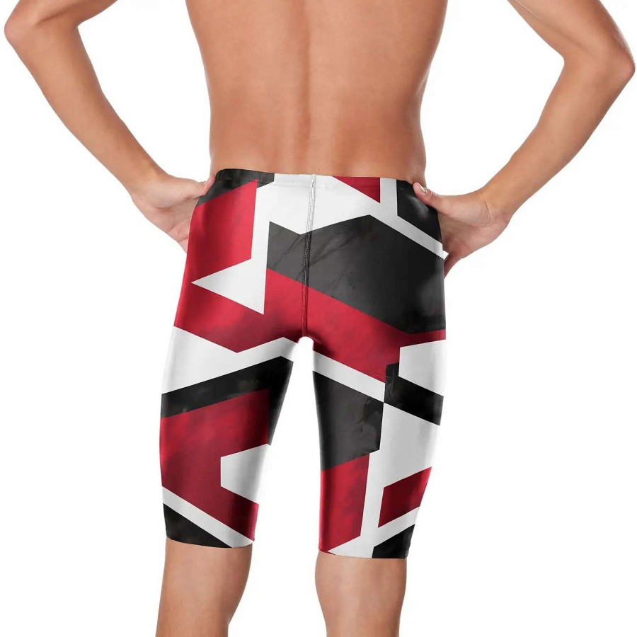 Mens * | Speedo Glimmer Jammer Red