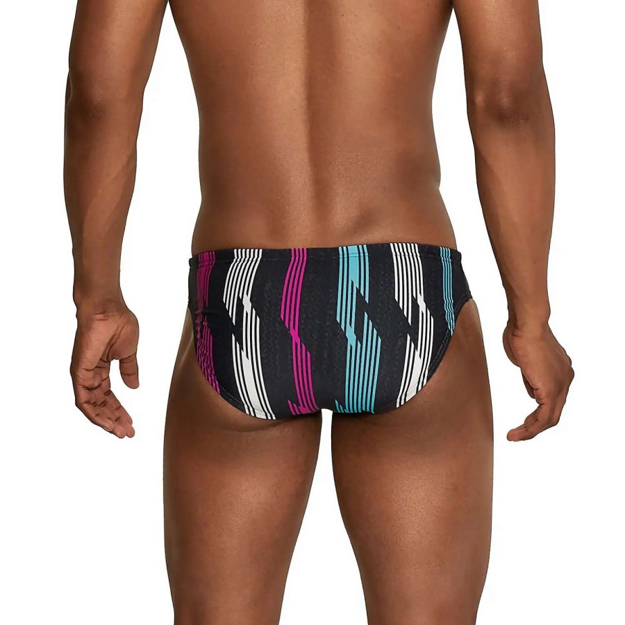 Mens * | Speedo Printed Solar Brief 1 Blue/Purple