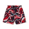 Kids * | Speedo Printed Redondo Volley 15 Red/Navy