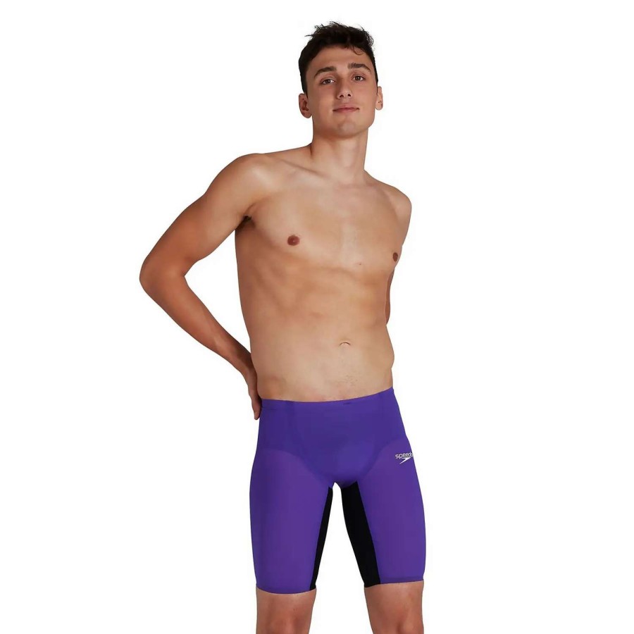 Womens * | Speedo Fastskin Lzr Pure Valor High Waisted Jammer Violet/Black