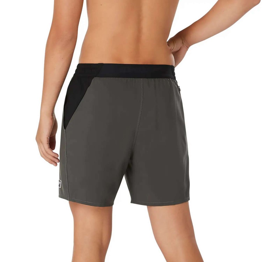 Mens * | Speedo Solid Seaside Volley 17 Charcoal